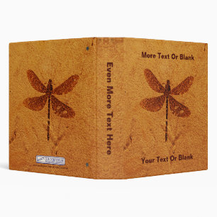 Fossil Dragonfly Binder