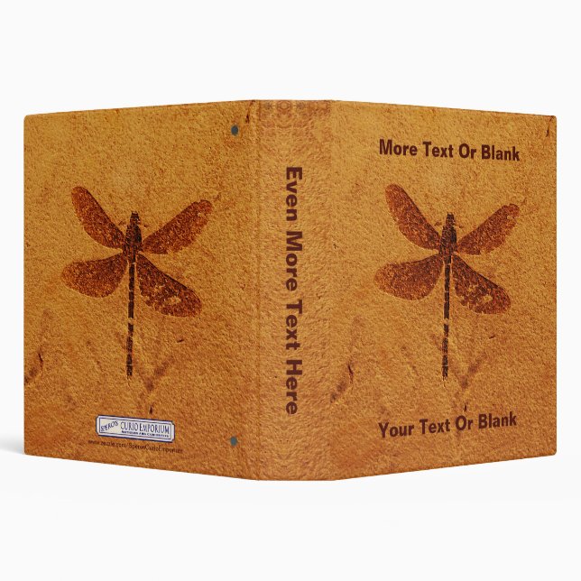 Fossil Dragonfly Binder (Background)