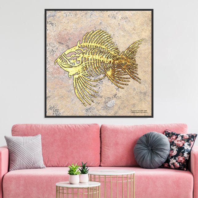 Fossil Fish Print (Insitu(LivingRoom))