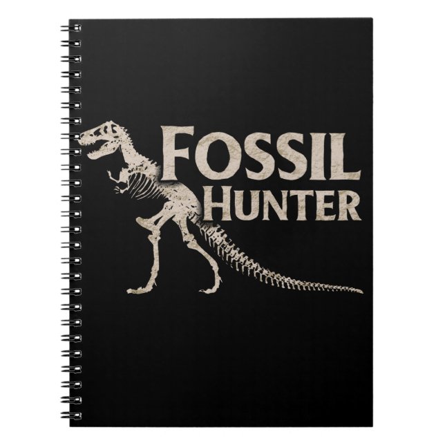 Fossil Hunter Paleontology Dinosaur Fossils Notebook (Front)