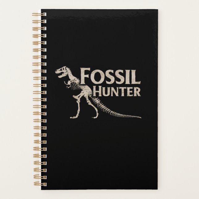 Fossil Hunter Paleontology Dinosaur Fossils Planner (Front)