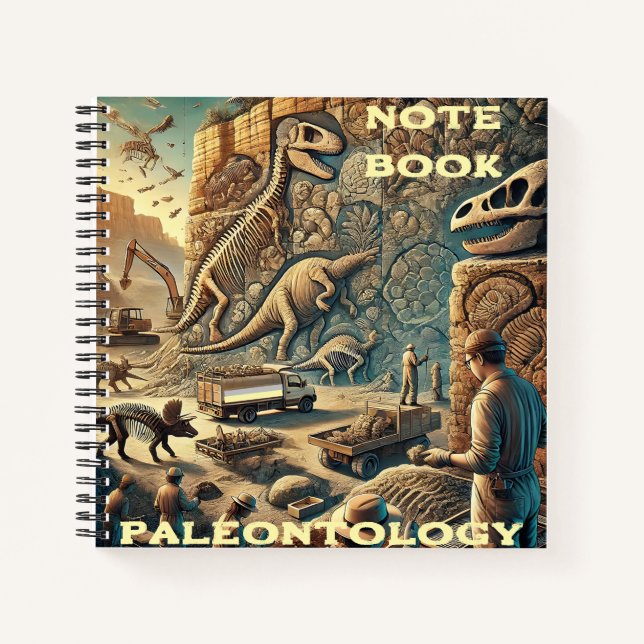 Fossil Hunter’s Logbook Notebook (Front)