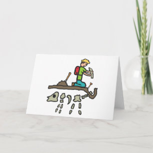 Fossil Hunting Card
