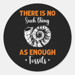 Fossil Hunting Essentials Hunter  Classic Round Sticker