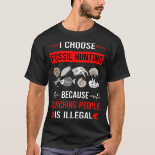 Fossil Hunting Fossils Paleontology Paleontologist T-Shirt