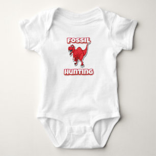Fossil Hunting Tyrannosaurus Baby Bodysuit