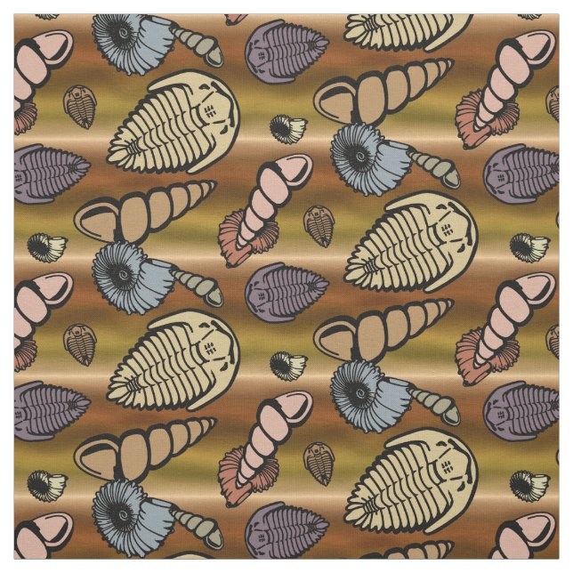 Fossil Layers - Muted Fabric (Swatch)
