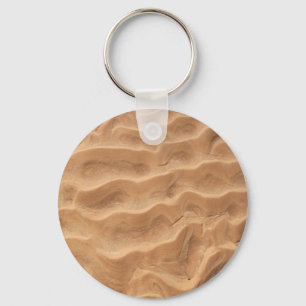 fossilized sand dune keychain