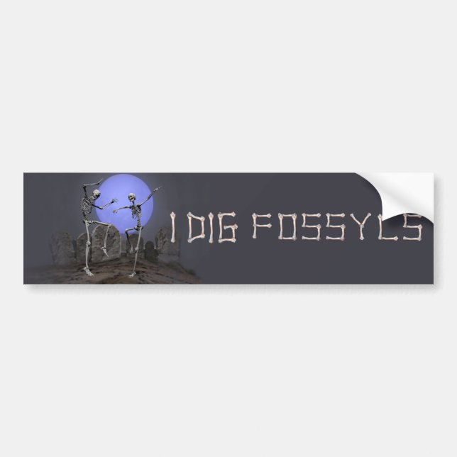 Fossyls Bumper Sticker (Front)