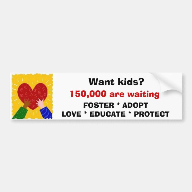 Foster Adopt Love Sticker (Front)