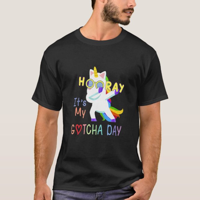 foster child adoption gifts Hooray It's My Gotcha  T-Shirt (Front)