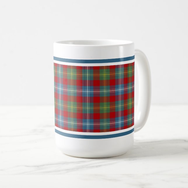Foster Clan Ancient Tartan Coffee Mug (Front Right)