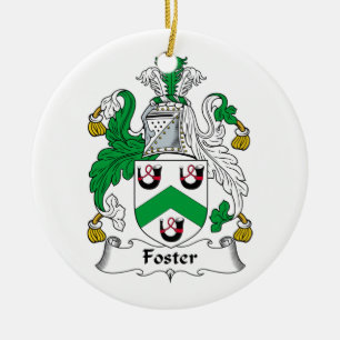 Foster Family Crest Ceramic Ornament