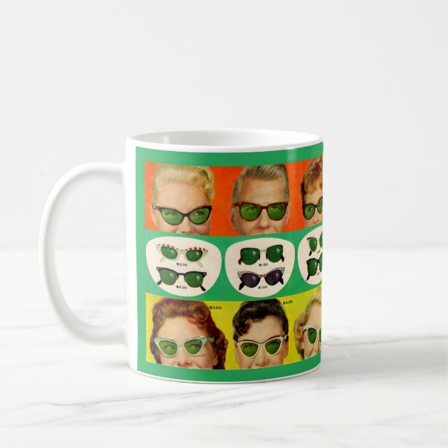 Foster Grant ad 1950s Coffee Mug (Left)