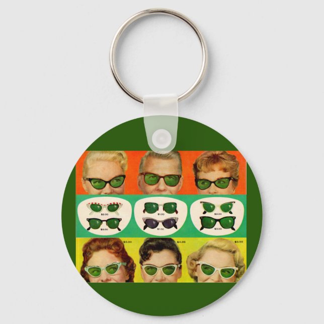 Foster Grant ad 1950s Keychain (Front)