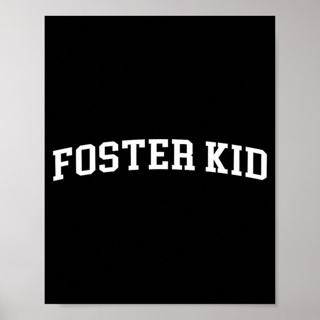 Foster Kid  Poster (Front)