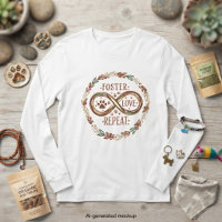 Foster Love Repeat Infinity Wreath Dog Mom