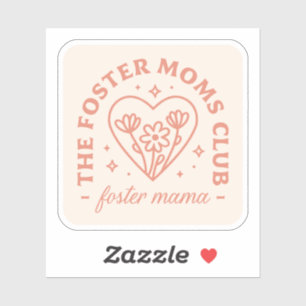 Foster mom club adoption mama floral aesthetic