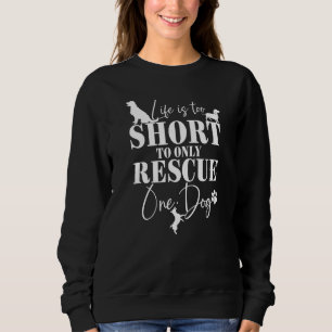 Foster Mom Dog Rescue Mom All Dogs Puppies Sweatshirt