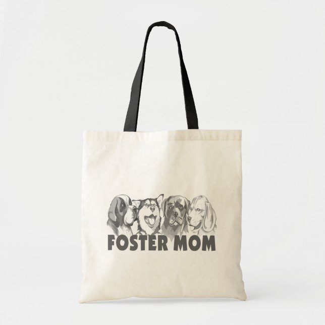 Foster Mom (dogs) Tote Bag (Front)