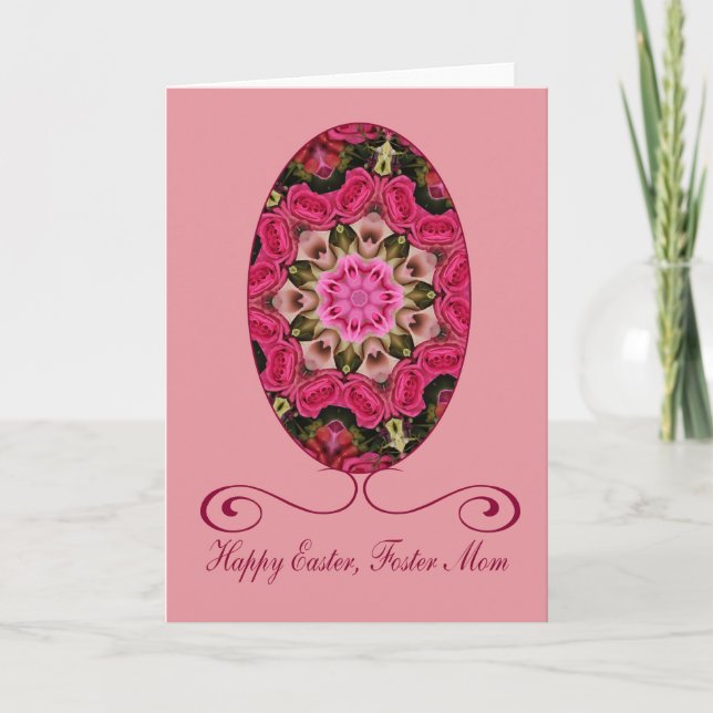 Foster Mom Happy Easter Holiday Card (Front)