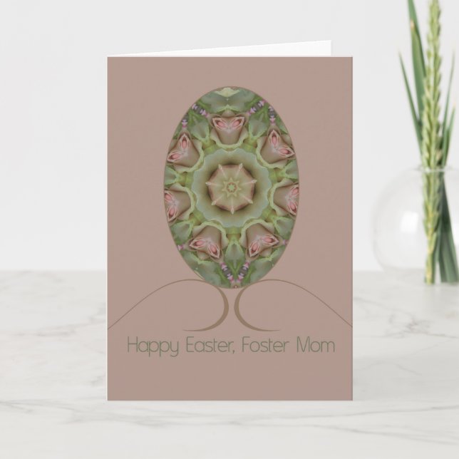Foster Mom Happy Easter Holiday Card (Front)