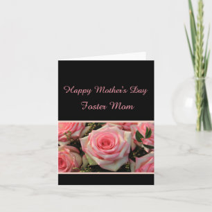 Foster Mom  Happy Mother's Day rose card