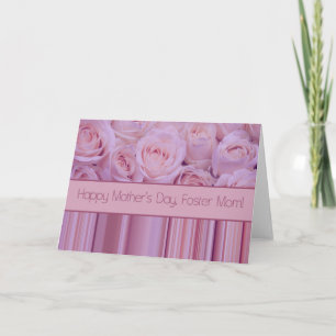 Foster Mom Happy Mother's Day rose card