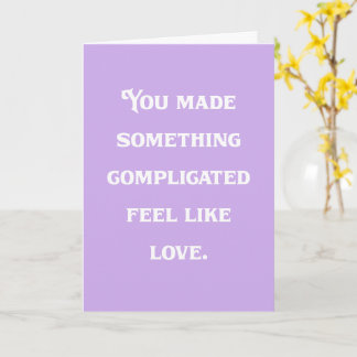 Foster Mom Thank You Love Appreciation Card