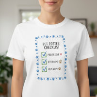 Foster Pet Parent Gift Animal Advocate Checklist