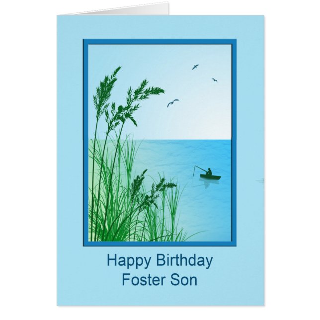 Foster Son Birthday Sea Fishing (Front)