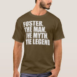 FosterFoster Name Foster given name T-Shirt<br><div class="desc">FosterFoster Name Foster given name .Awesome Great Funny Souvenir Present Matching Family Clothing Couple Outfit Apparel for mom,  dad,  brother,  sister,  wife,  husband,  son,  daughter,  pops,  mama,  papa,  grandpa,  grandma aunt uncle his hers him ladies.</div>