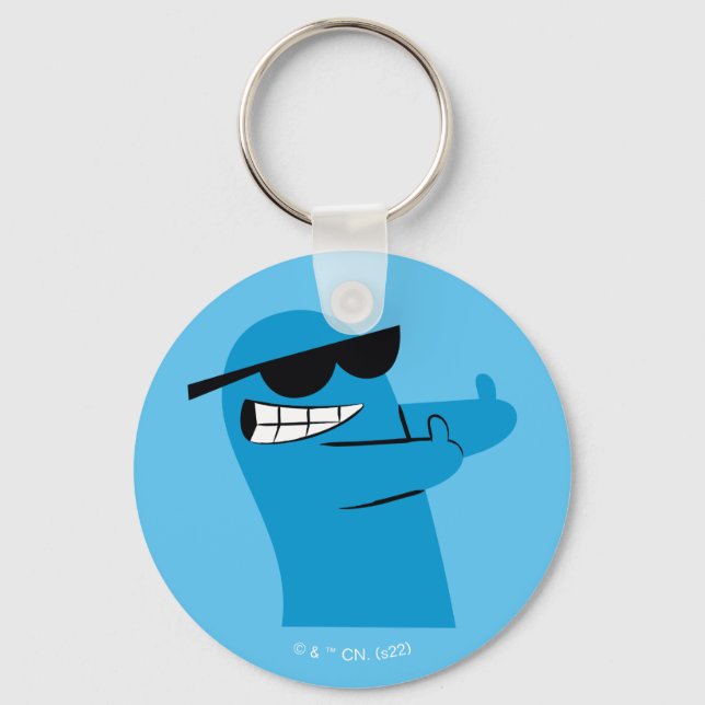Foster's Home for Imaginary Friends | Cool Bloo Keychain (Front)