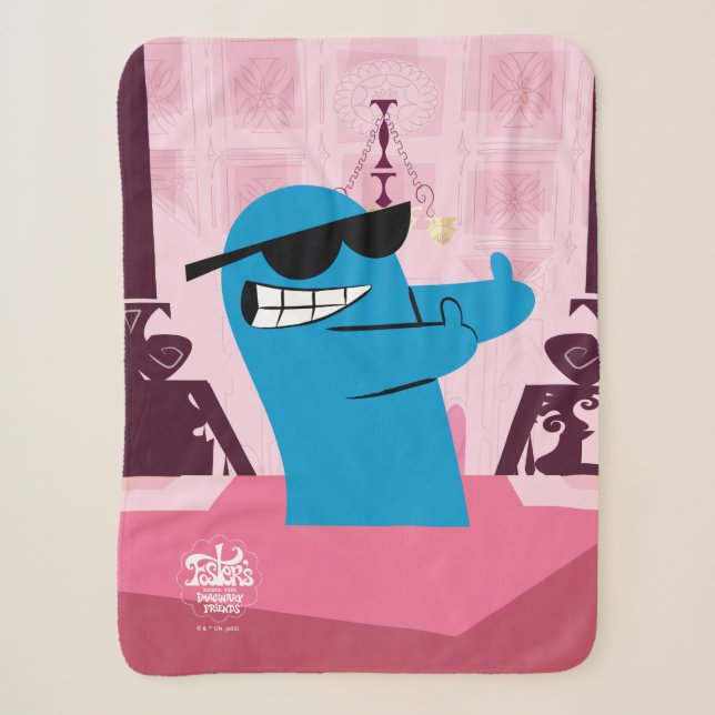 Foster's Home for Imaginary Friends | Cool Bloo Sherpa Blanket (Front)
