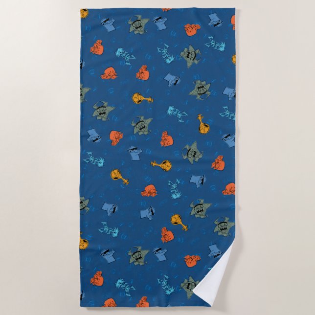 Foster's Home for Imaginary Friends | Fun Pattern Beach Towel (Front)