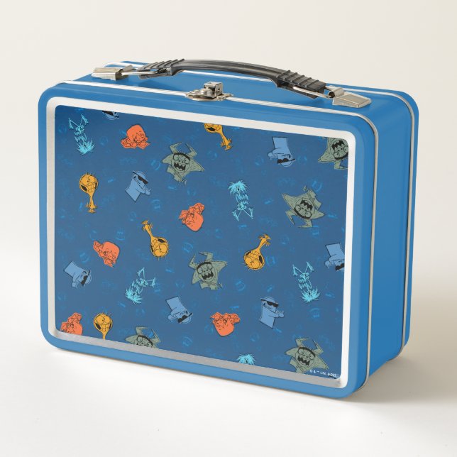 Foster's Home for Imaginary Friends | Fun Pattern Metal Lunch Box (Front)