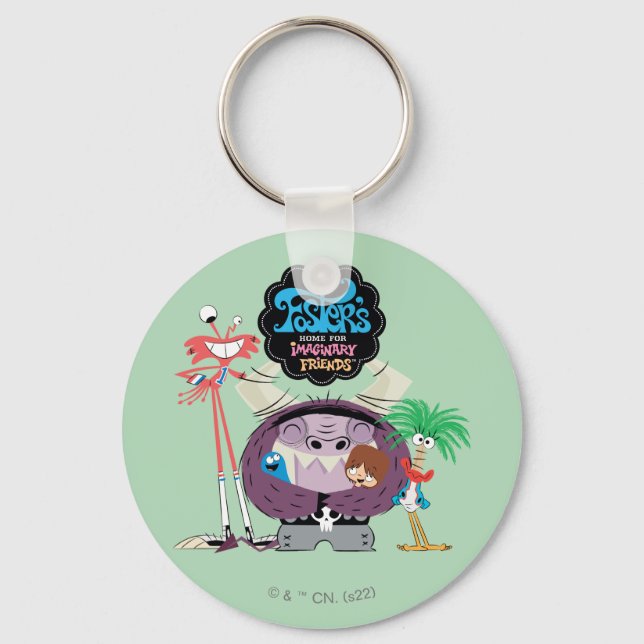 Foster's Home for Imaginary Friends | Group Hug Keychain (Front)