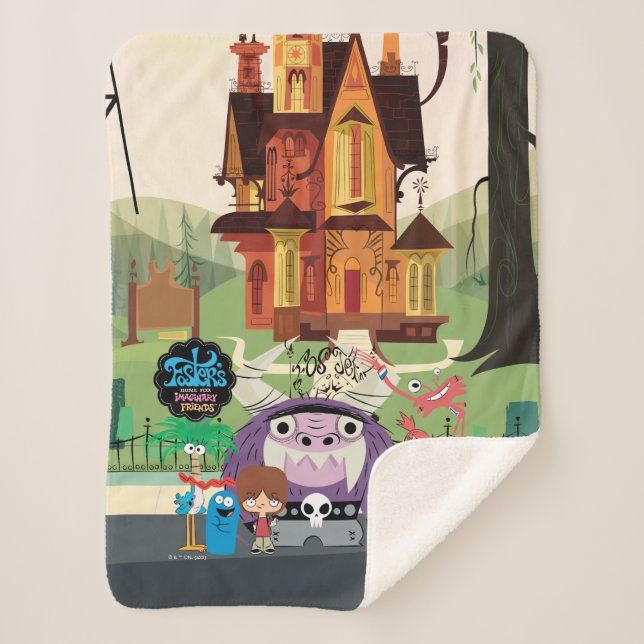 Foster's Home for Imaginary Friends | Hanging Out Sherpa Blanket (Front)