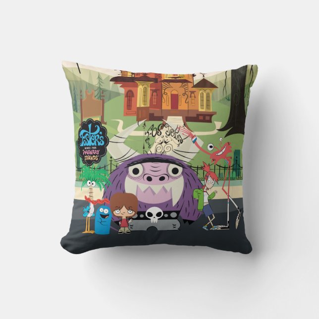 Foster's Home for Imaginary Friends | Hanging Out Throw Pillow (Front)