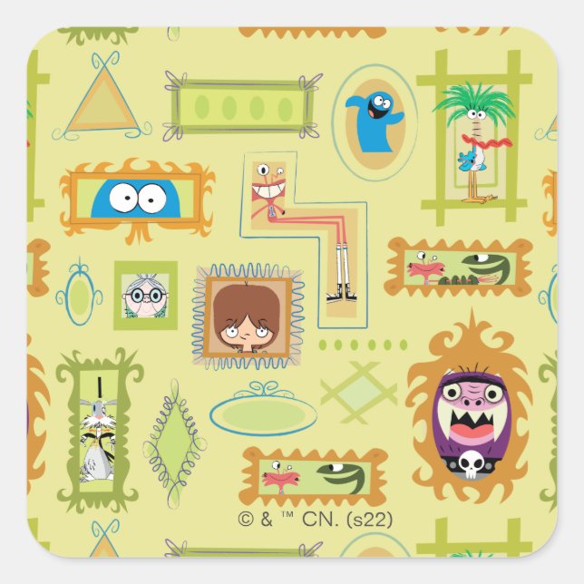 Foster's Home for Imaginary Friends | Photo Wall Square Sticker (Front)
