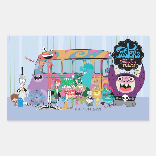 Foster's Home for Imaginary Friends | School Bus Sticker (Front)