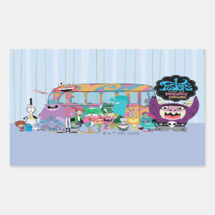 Foster's Home for Imaginary Friends   School Bus Sticker