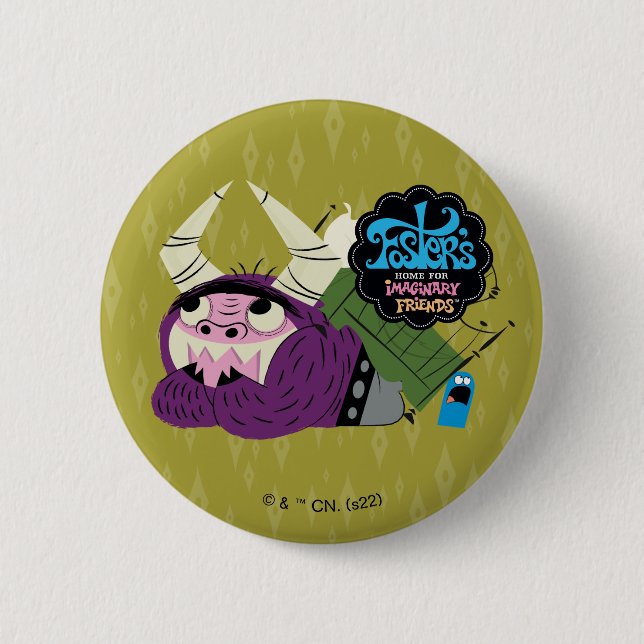 Foster's Home for Imaginary Friends | Under Bed 2 Inch Round Button (Front)
