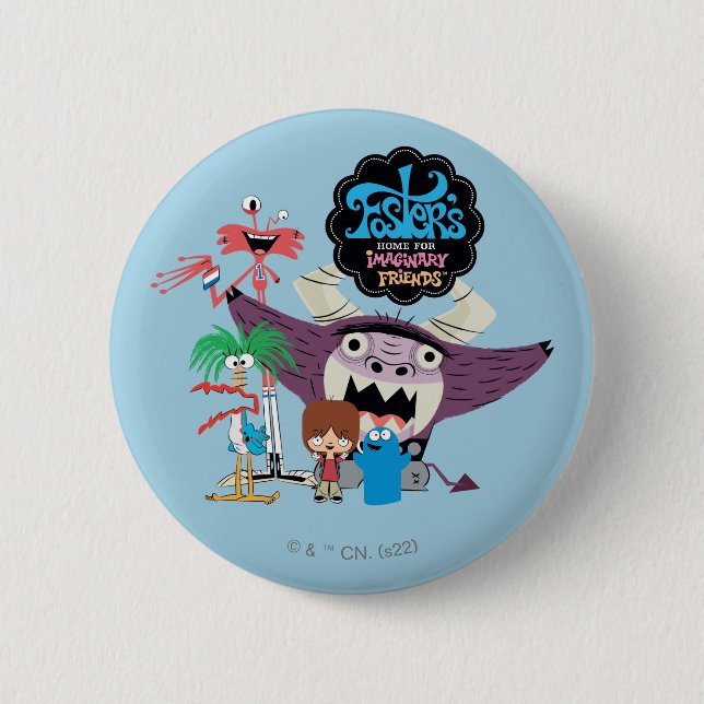 Foster's Home for Imaginary Friends | Welcome 2 Inch Round Button (Front)