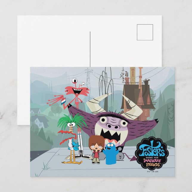 Foster's Home for Imaginary Friends | Welcome Postcard (Front/Back)