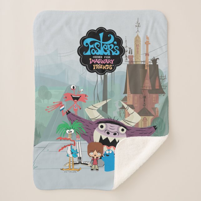 Foster's Home for Imaginary Friends | Welcome Sherpa Blanket (Front)