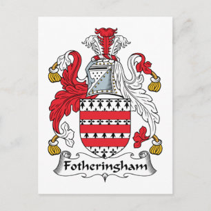 Fotheringham Family Crest Postcard