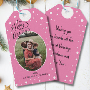Foto Frohe Weihnachtsgeschenke Tags