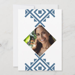 Foto Personalizada Invitación de 40 Años Aztec Invitation