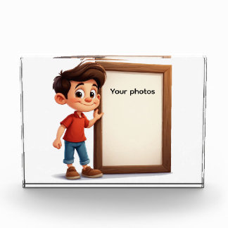 Fotoframe-Design mit Jungen – Heb deinen Moment ho Photo Block